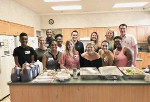 TradePMR Employees volunteering at Ronald McDonald House