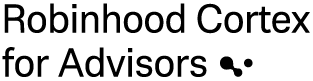 RH Cortex for Advisors Left Black