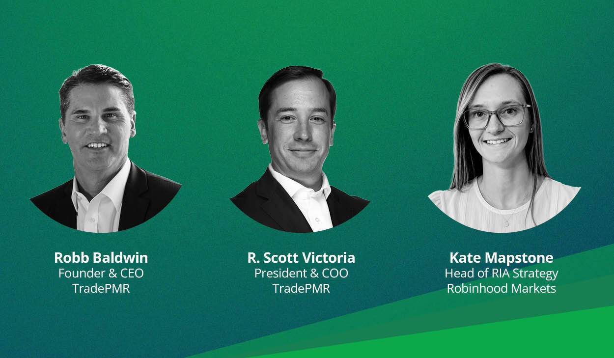 Robb Baldwin, Scott Victoria and Kate Mapstone headshots on green background