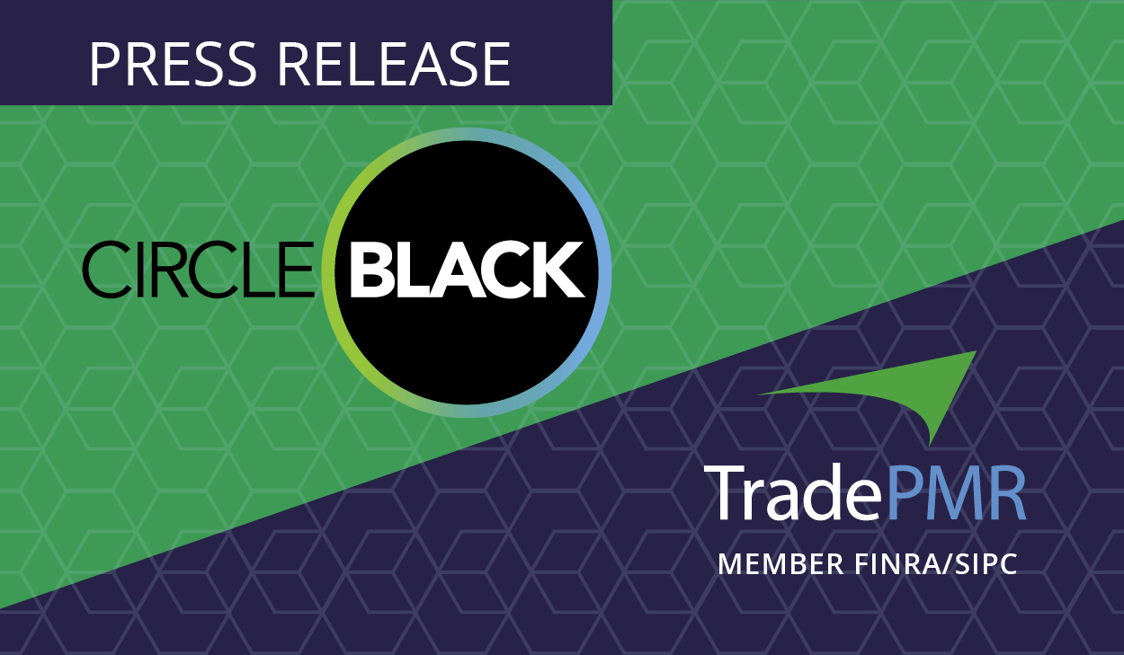 Press Release. CircleBlack and TradePMR Logos. 