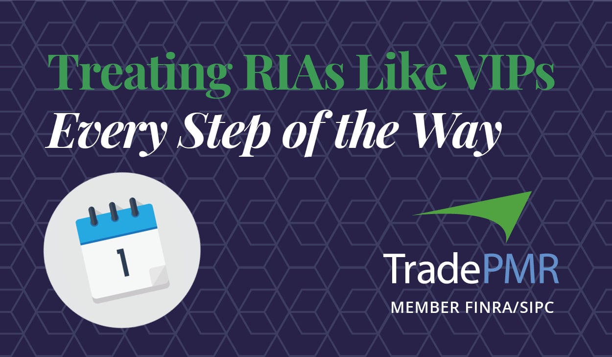 TradePMR – Treating RIAs like VIPs every step of the way starting with day one.