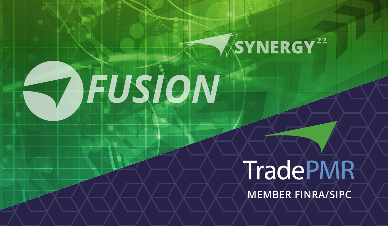 Fusion custodial service technology platform logo and SYNERGY22 logo