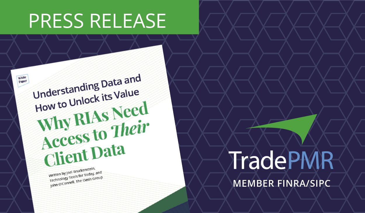 Press release heading with an image of TradePMR's new data white paper